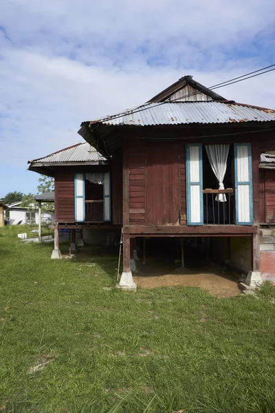 Старий Малайська Будинок Сільській Місцевості — стокове фото