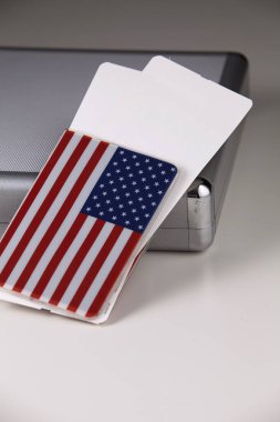 pasaport kapak yazdırma Birleşik Devlet bayrağı biniş ve kısa vaka ile