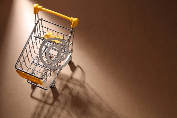 Sign Shopping Cart — Stock Photo, Image