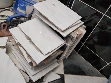 İnşaat atık ve eski yer karosu