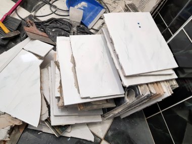 İnşaat atık ve eski yer karosu