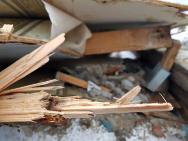 eski panoları, onarım ve inşaat atık