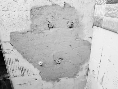 propilen boru duvar - musluk suyu puttied