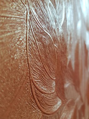 güzel yaprakları ile kabarık dekoratif arka plan güzel soyut doku