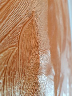 güzel yaprakları ile kabarık dekoratif arka plan güzel soyut doku