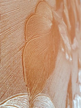 güzel yaprakları ile kabarık dekoratif arka plan güzel soyut doku