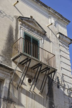 İtalya, Sicilya, Noto (Siracusa eyaleti), Barok yapı cephe ve balkon
