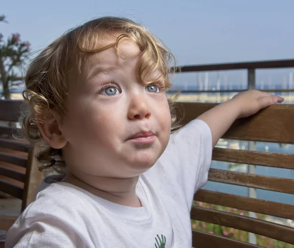 Roky Staré Dítě Mužského Pohlaví Portrét — Stock fotografie