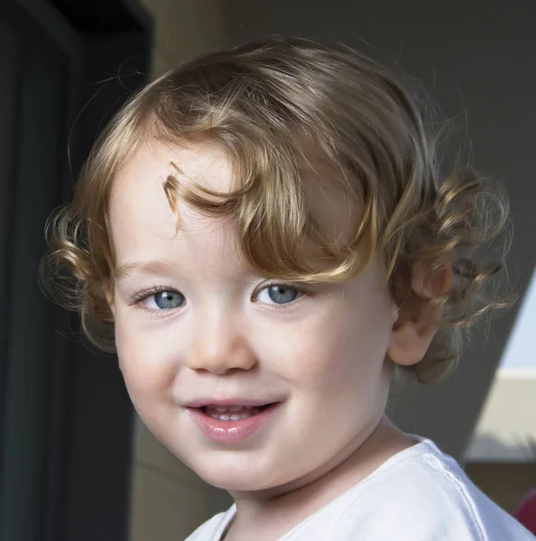 Jaar Oud Mannelijk Kind Portret — Stockfoto