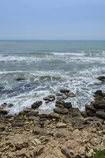 Italy Sicily Mediterranean Sea View Sicilian South Eastern Coastline Torre — Stock Photo, Image