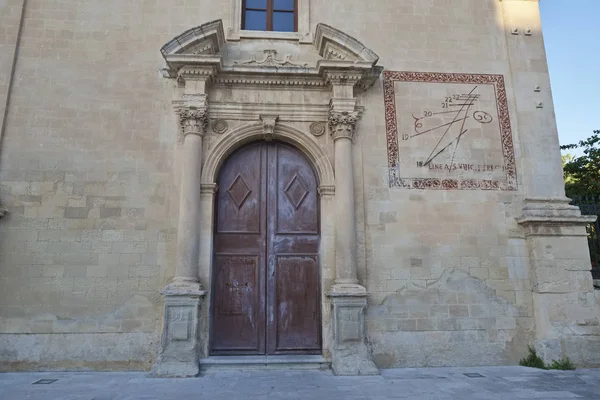 Italy Sicily Ragusa Ibla View Baroque Vincent Ferreri Church Facade — Stock Photo, Image