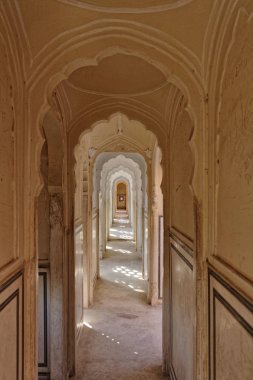 Hindistan. Rajasthan, Jaipur, Rüzgâr Sarayı (Hawa Mahal), Maharaja Sawai Pratap Singh tarafından 1799 yılında inşa edildi.