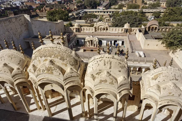 Índia Rajasthan Jaipur Palácio Dos Ventos Hawa Mahal Construído 1799 — Fotografia de Stock