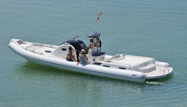 Italie Sicile Méditerranée Marina Ragusa Juillet 2018 Les Gens Sur — Photo