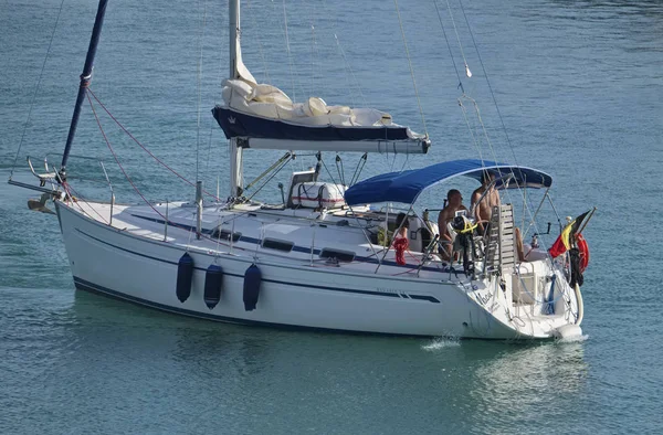 Italie Sicile Méditerranée Marina Ragusa Septembre 2018 Les Gens Sur — Photo