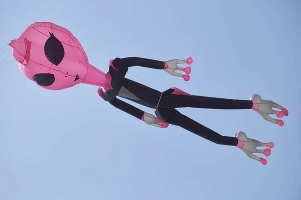 意大利 西西里岛 拉古萨的滨海 拉古萨省 放飞风筝 — 图库照片