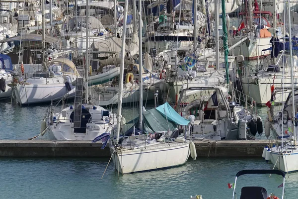 Італія Сицилія Середземне Море Марина Ragusa Жовтня 2018 Року Розкішні — стокове фото