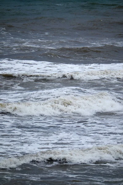 Italië Sicilië Middellandse Zee Ruwe Zee Golven — Stockfoto