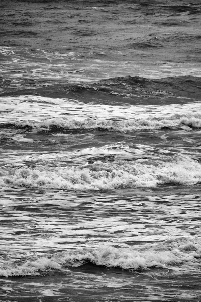 Itália Sicília Mar Mediterrâneo Ondas Mar Ásperas — Fotografia de Stock