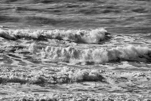 Italia Sicilia Mare Mediterraneo Mare Mosso — Foto Stock