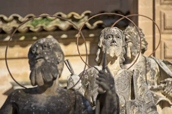 Talya Sicilya Modica Ragusa Eyaletinde Peter Cathedral Barok Cephesi Dini — Stok fotoğraf