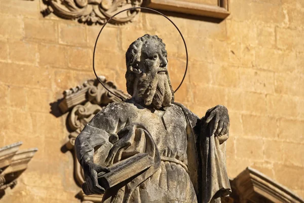 Italien Sizilien Modica Provinz Ragusa Barocke Fassade Der Peterskathedrale Und — Stockfoto