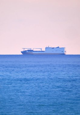 İtalya, Sicilya, Akdeniz, Kargo gemisi