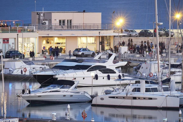 Italie Sicile Méditerranée Marina Ragusa Novembre 2018 Les Gens Les — Photo