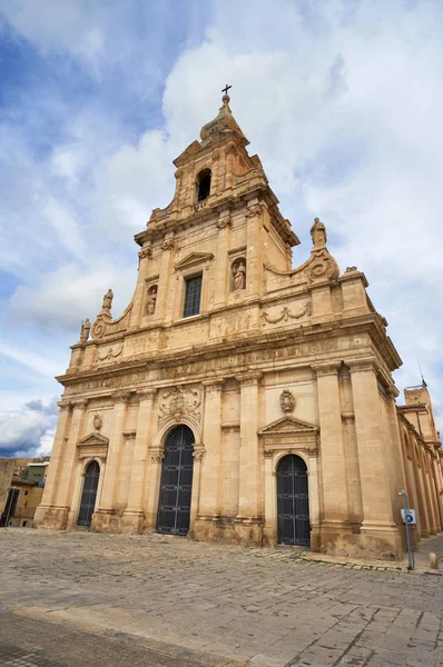 Italy Sicily Comiso Ragusa Province View Santa Maria Delle Stelle — Stock Photo, Image