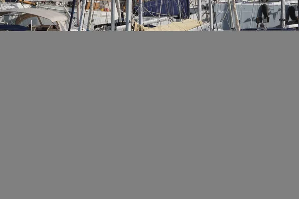 Italien Sizilien Mittelmeer Marina Ragusa November 2018 Mann Auf Einem — Stockfoto