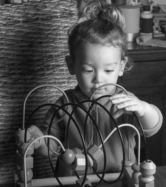 Itália Sicília Marina Ragusa Retrato Menino Anos Brincando Com Seus — Fotografia de Stock