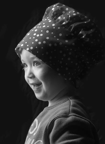 Years Old Male Child Studio Portrait — Stock Photo, Image