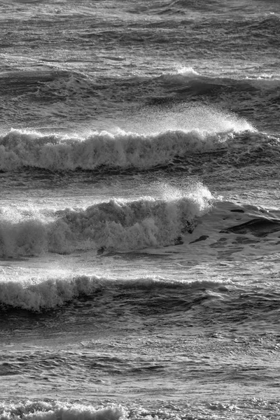 Italie Sicile Mer Méditerranée Mer Agitée — Photo