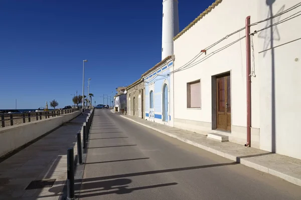 Italië Sicilië Middellandse Zee Punta Secca Provincie Ragusa Oude Stenen — Stockfoto