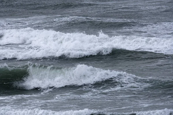 Italy Sicily Channel Rough Mediterranean Sea Winter — Stock Photo, Image