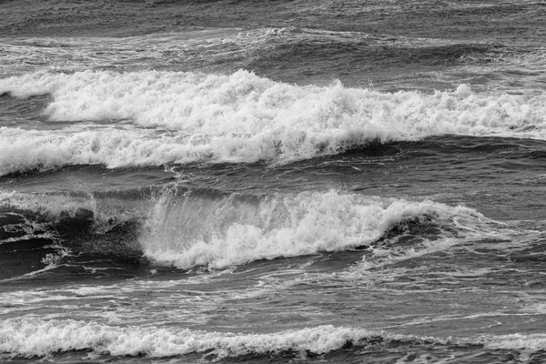 Italy Sicily Channel Rough Mediterranean Sea Winter — Stock Photo, Image