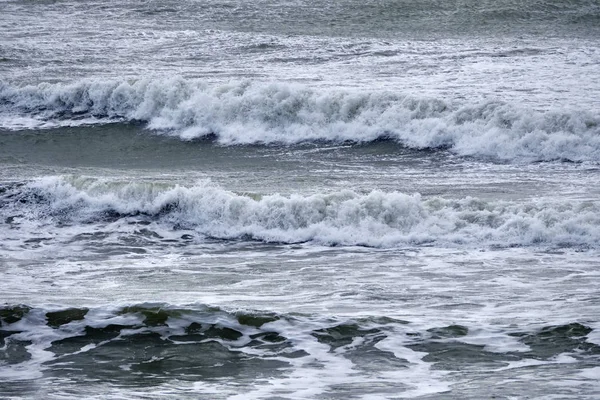 Italie Manche Sicile Mer Méditerranée Agitée Hiver — Photo