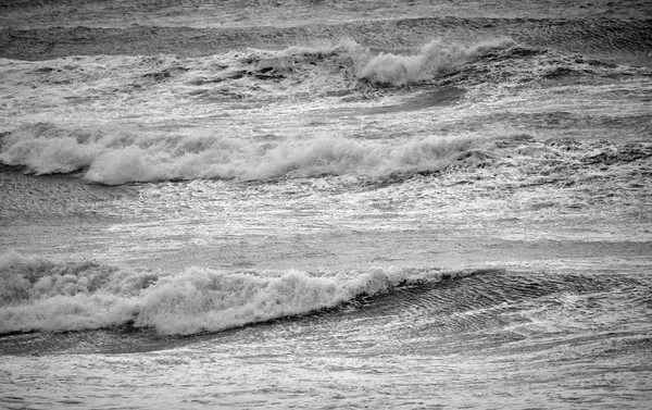 Itália Sicília Canal Mar Mediterrâneo Áspero Inverno — Fotografia de Stock