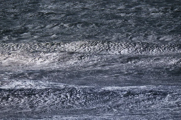 Italia Sicilia Canal Mar Mediterráneo Agitado Invierno — Foto de Stock