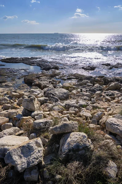 Italia Sicilia Marina Modica Provincia Ragusa Mar Mediterraneo Veduta Della — Foto Stock