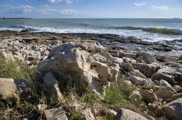 Италия Sicily Marina Modica Ragusa Province Средиземное Море Вид Сицилийское — стоковое фото