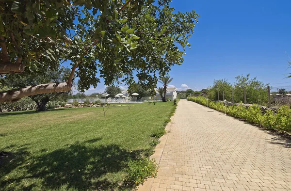 İtalya, Sicilya, Santacroce Camerina (Ragusa eyaletinde), kırsal, Saray Bahçe