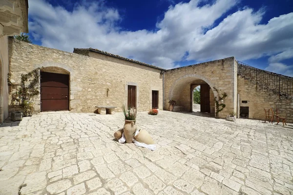 Italia Sicilia Provincia Ragusa Campo Mayo 2018 Elegante Casa Campo — Foto de Stock