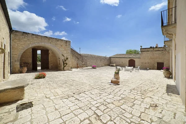 Italia Sicilia Provincia Ragusa Campo Mayo 2018 Elegante Casa Campo — Foto de Stock