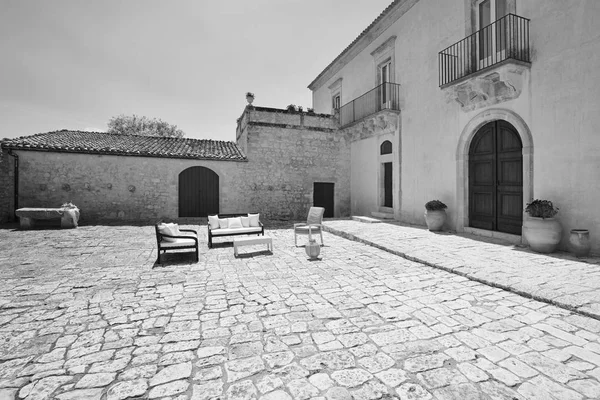 Itália Sicília Província Ragusa Zona Rural Maio 2018 Elegante Casa — Fotografia de Stock