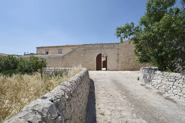 Italia Sicilia Provincia Ragusa Campo Mayo 2018 Elegante Casa Campo — Foto de Stock