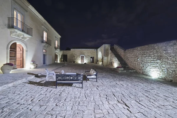 Italy Sicily Ragusa Province Countryside May 2018 Elegant Private Farm — Stock Photo, Image