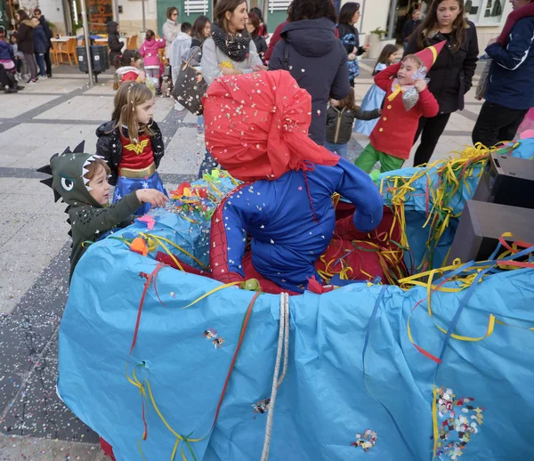 Itália Sicília Marina Ragusa Província Ragusa Março 2019 Crianças Jogando — Fotografia de Stock