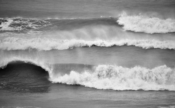 Italia Sicilia Canal Mar Mediterráneo Agitado Invierno —  Fotos de Stock