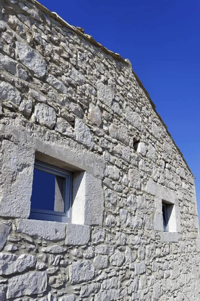 Italie Sicile Province Raguse Campagne Élégante Maison Privée Pierre Mur — Photo